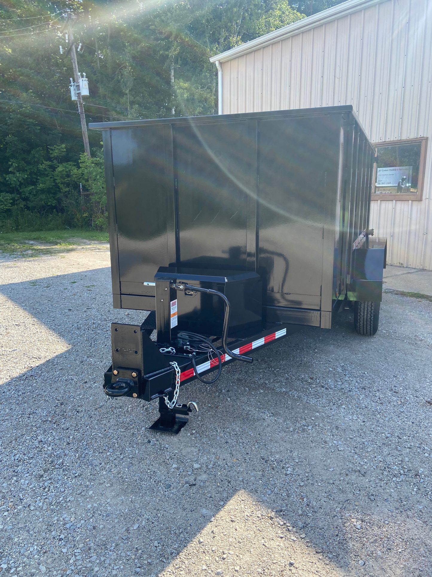 10-Yard Dual Cylinder Dump Trailer