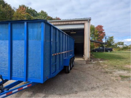 30-Yard Debris Trailer
