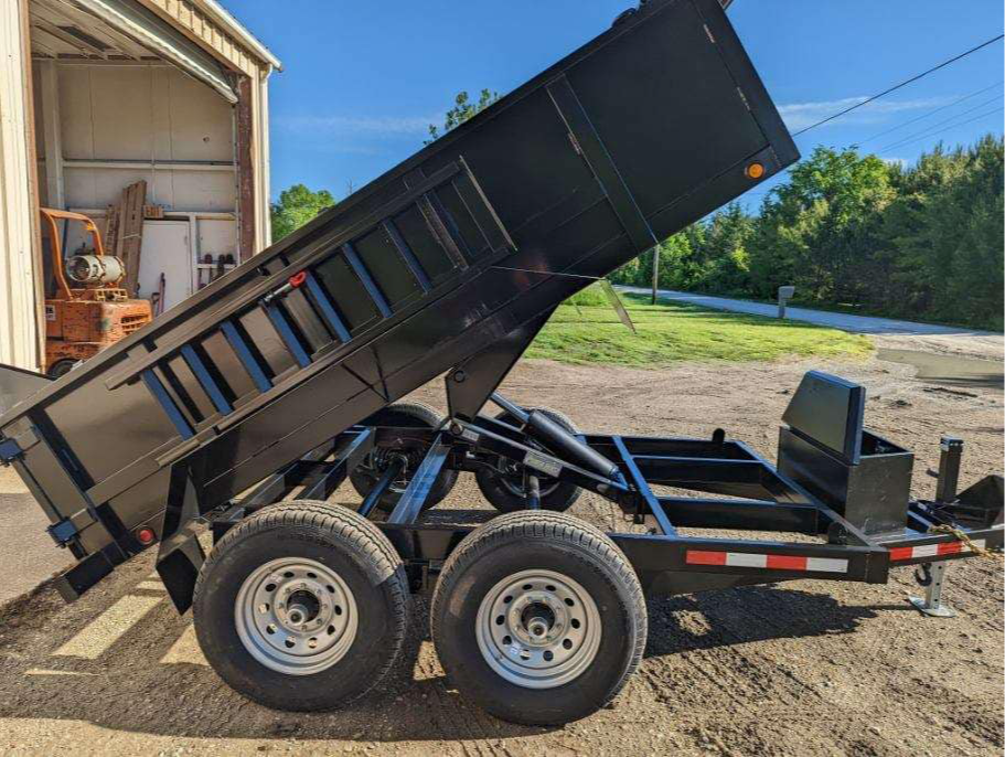 10-Yard Scissor Lift Dump Trailer